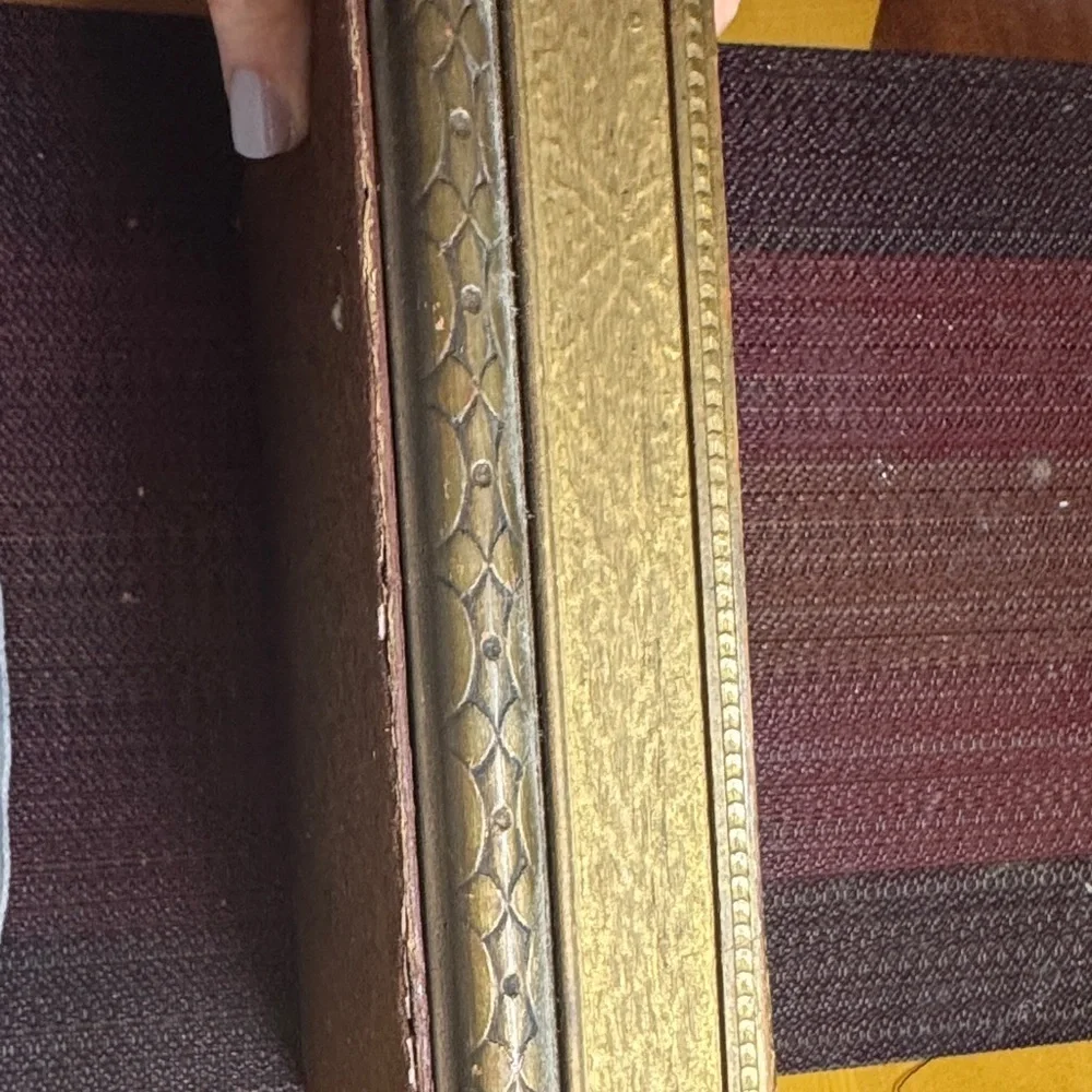 Vintage Style Candy/Jewelry Box with Victorian Art